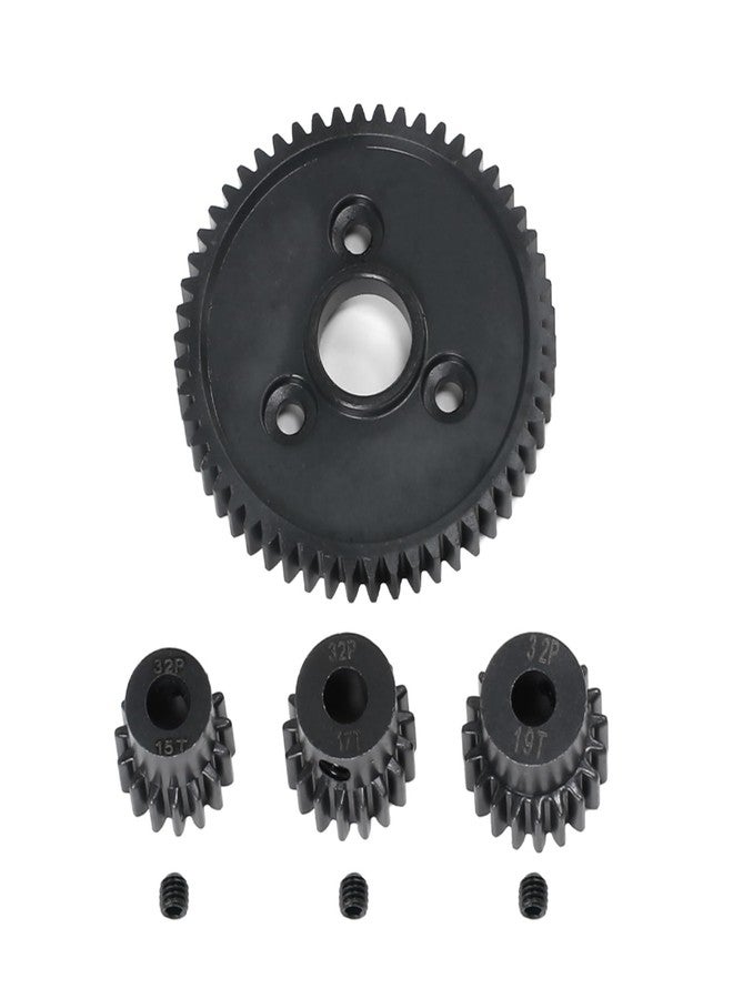 مجموعة تروس XSYGO الفولاذية 54T 32P مع تروس صغيرة 15T/17T/19T لسيارات Traxxas Slash 4x4 4WD/2WD VXL Rally VXL Stampede 4x4 1/10 Summit 1/10 E-REVO - Image 1